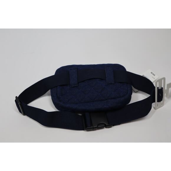 Jenni Dark Denim Quilted Belt Bag Size M/L - Picture 4 of 5